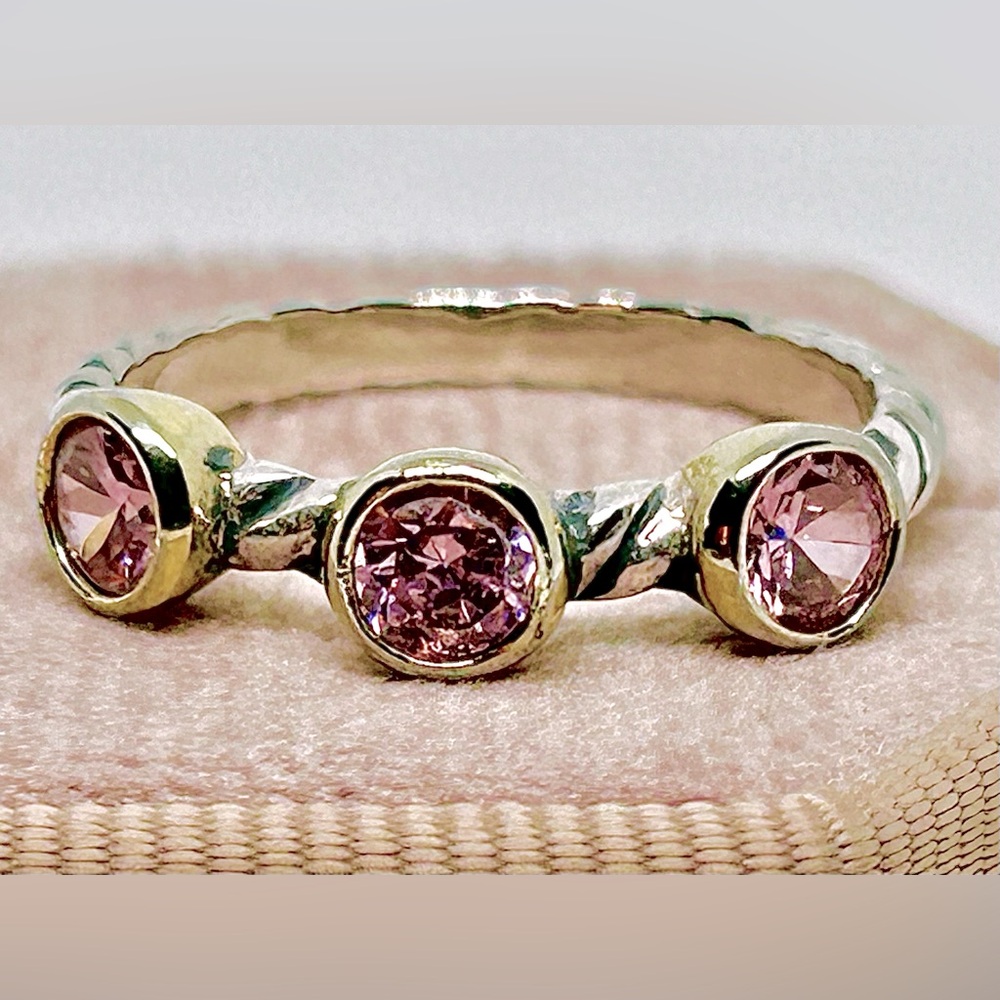 Kay Jewelers Pink and Gold Ring